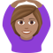 Woman Gesturing OK- Medium Skin Tone emoji on Emojione